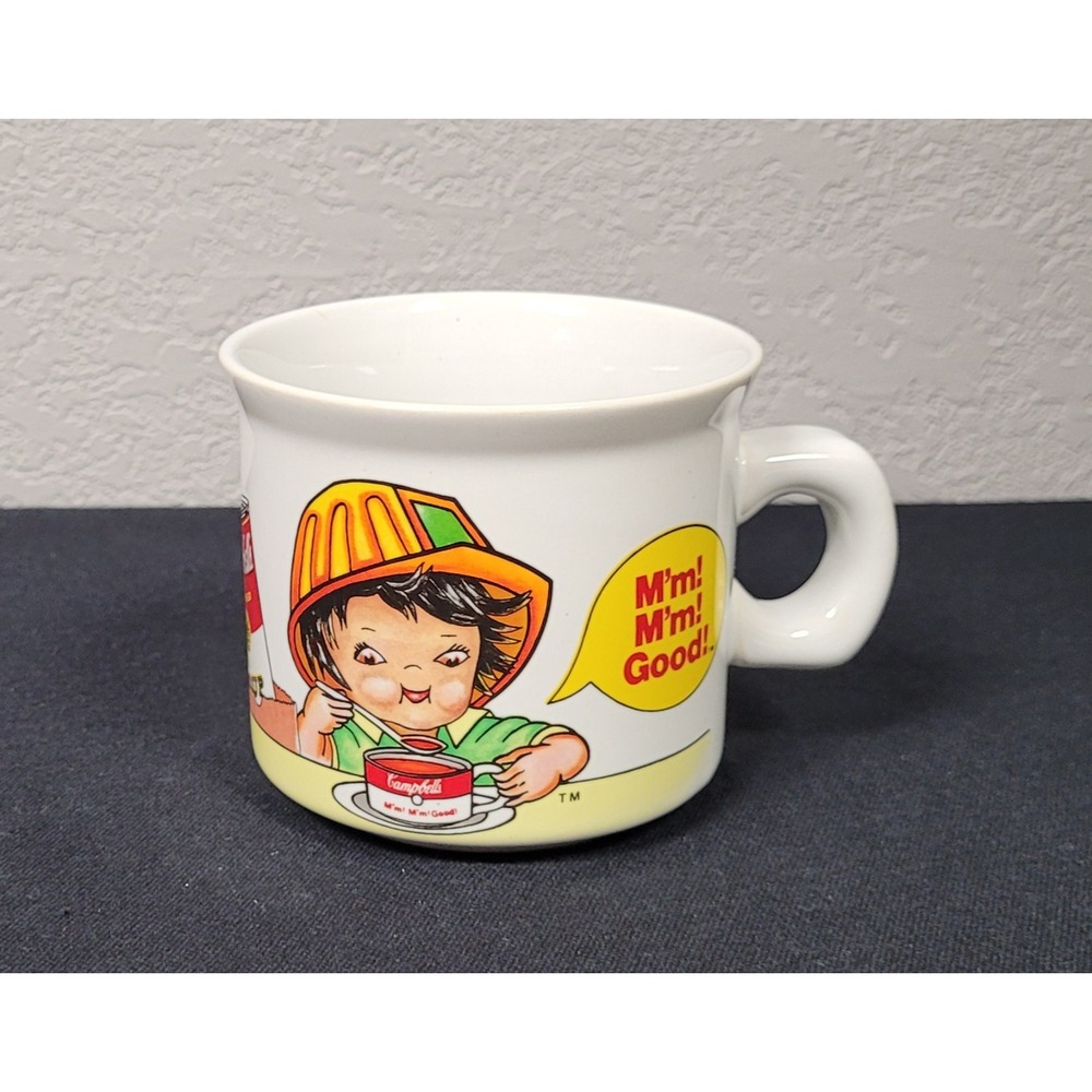Westwood Vintage 1993 Campbell's Soup Ceramic Mug Campbell's Kids Construction